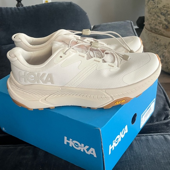 Hoka Shoes - Hoka Off-White Sneakers with Vibram Sole